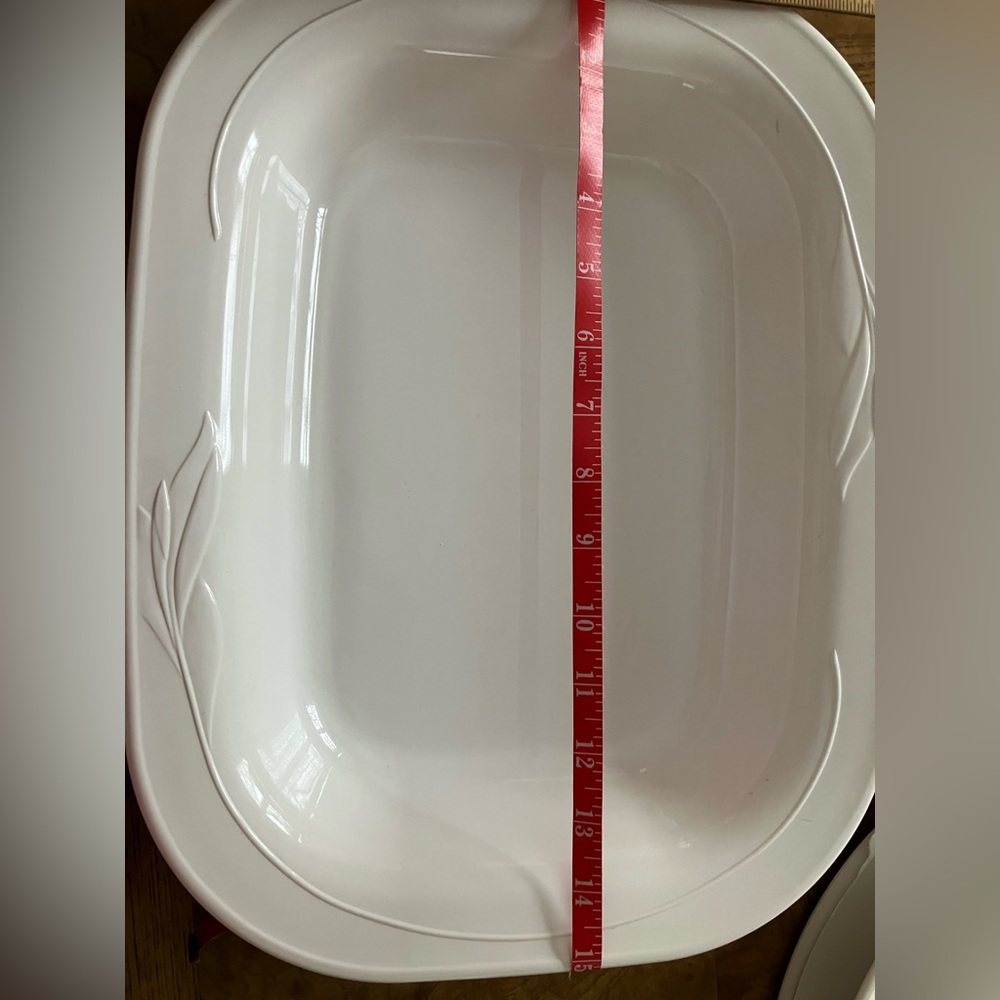 White Ceramic Baking Dish - Picture 2 of 4